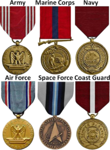 what are the top 10 military medals