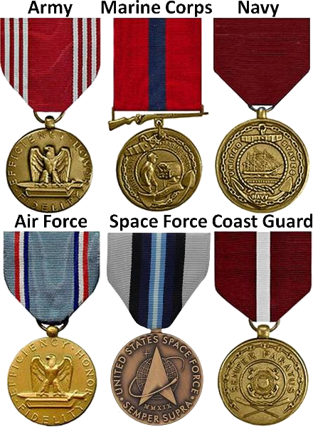 what are the top 10 military medals